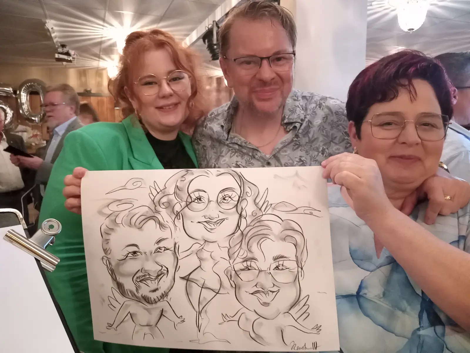 Live-Zeichnungen für Ihre private Feier - ein großer Spaß für alt und jung!